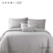 Picture of AKEMI Signature Haven Quilt Cover Set 1400TC - Vapor Grey (Super King)