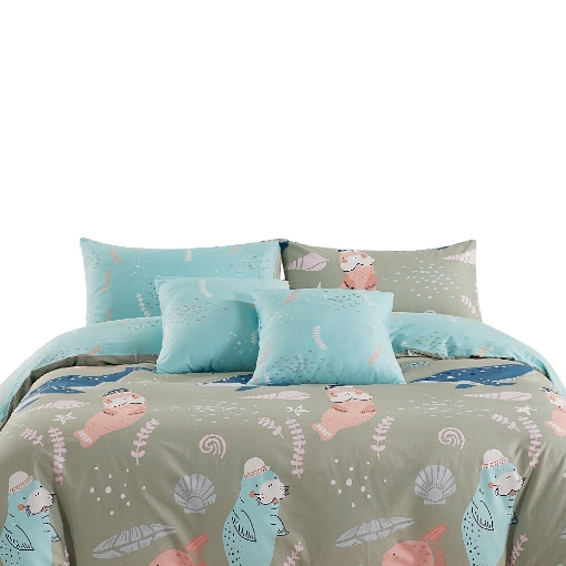 Picture of AKEMI Cotton Select Cheeky Cheeks Fitted Sheet Set 850TC (Super Single/ Queen/ King)