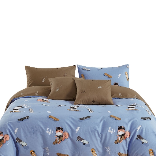 Picture of AKEMI Cotton Select Cheeky Cheeks Fitted Sheet Set 850TC (Super Single/ Queen/ King)