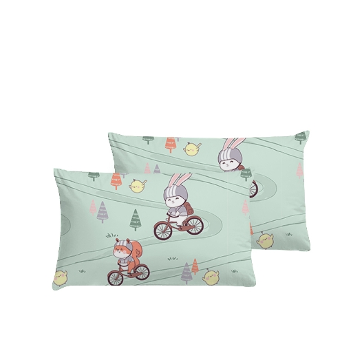 Picture of AKEMI Cotton Select Cheeky Cheeks Children Pillow Case 850TC (2pc) 51cm x 38cm