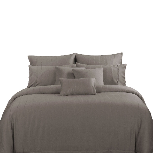 Picture of AKEMI TENCEL™ Lyocell Accord Quilt Cover Set 930TC  - Ground Grey (SS/Q/K/ SK)