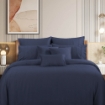 Picture of AKEMI TENCEL™ Lyocell Accord Quilt Cover Set 930TC  - Sapphire Blue (SS/Q/K/ SK)