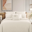 Picture of AKEMI TENCEL™ Lyocell Accord Quilt Cover Set 930TC  - Sugar White (SS/Q/K/SK)