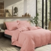 Picture of AKEMI Cotton Select Affinity Fitted Sheet Set | 100% Cotton -Lorra 880TC  - Cotta Blush (SS / Q / K)