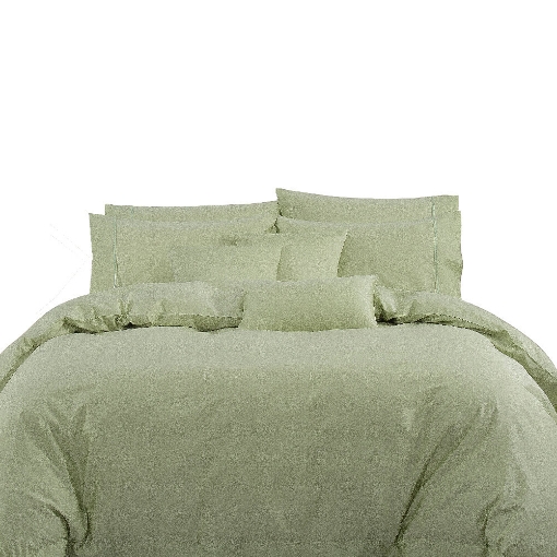 Picture of AKEMI Cotton Select Affinity Fitted Sheet Set | 100% Cotton -Lorra 880TC  - Gentle Green (SS / Q / K)