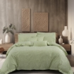 Picture of AKEMI Cotton Select Affinity Fitted Sheet Set | 100% Cotton -Lorra 880TC  - Gentle Green (SS / Q / K)