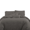 Picture of AKEMI Cotton Select Affinity Fitted Sheet Set | 100% Cotton -Lorra 880TC  - Midori Grey (SS / Q / K)