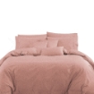 Picture of AKEMI Cotton Select Affinity Quilt Cover Set | 100% Cotton 880TC - Lorra  - Cotta Blush (SS / Q / K)