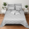 Picture of AKEMI Cotton Select Affinity Quilt Cover Set | 100% Cotton 880TC - Rimini  - Pure White (SS / Q / K)