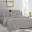 Picture of Akemi Cotton Select Affinity Quilt Cover Set 880TC - Sage Box, Warm Grey  - Warm Grey (SS/ Q/ K)