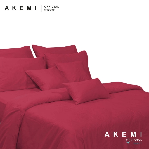 Picture of Akemi Cotton Select Colour Array Fitted Sheet 750TC  - Goji Red (SS/ Q/ K) 1 PC