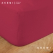 Picture of Akemi Cotton Select Colour Array Fitted Sheet 750TC  - Goji Red (SS/ Q/ K) 1 PC