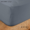 Picture of Akemi Cotton Select Colour Array Fitted Sheet 750TC  - Matte Grey (SS/ Q/ K) 1 PC