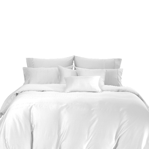 Picture of Akemi Cotton Select Colour Array Fitted Sheet 750TC  - Off White (SS/ Q/ K) 1 PC