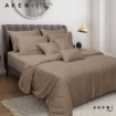 Picture of Akemi Cotton Select Colour Array Fitted Sheet 750TC  - Seed Beige (SS/ Q/ K) 1 PC