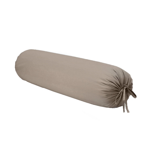 Picture of AKEMI Cotton Essentials Colour Home Divine Bolster Case 600TC  - Ashen Taupe (1pc)