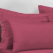 Picture of AKEMI Cotton Essentials Colour Home Divine Fitted Sheet Set 600TC  - Flamingo Pink (SS/ Q/ K)