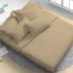 Picture of AKEMI Cotton Essentials Colour Home Divine Fitted Sheet Set 600TC  - Maple Beige (SS/ Q/ K)