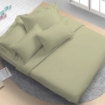 Picture of AKEMI Cotton Essentials Colour Home Divine Fitted Sheet Set 600TC  - Sunny Wheat (SS/ Q/ K)