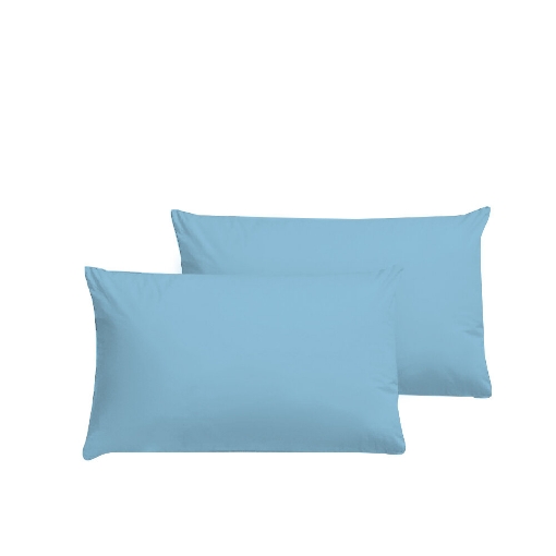 Picture of AKEMI Cotton Essentials Colour Home Divine Pillow Case 600TC  - Aquo Blue (2pc)