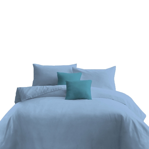 Picture of ai by AKEMI ColourJoy Collection Comforter Set | 100% MicroXT 650TC  - Fun Blue (SS/Q/K)