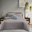 Picture of ai by AKEMI ColourJoy Collection Comforter Set | 100% MicroXT 650TC  - Vendar Grey (SS/Q/K)