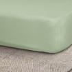 Picture of ai by AKEMI ColourJoy Collection Fitted Sheet Set | 100% MicroXT 650TC  - Apple Green (SS/Q/K)