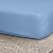 Picture of ai by AKEMI ColourJoy Collection Fitted Sheet Set | 100% MicroXT 650TC  - Fun Blue (SS/Q/K)