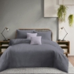 Picture of ai by AKEMI ColourJoy Collection Fitted Sheet Set | 100% MicroXT 650TC  - Grape Charcoal (SS/Q/K)