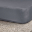 Picture of ai by AKEMI ColourJoy Collection Fitted Sheet Set | 100% MicroXT 650TC  - Grape Charcoal (SS/Q/K)