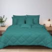 Picture of ai by AKEMI Colourkissed Collection Comforter Set | 100% MicroXT 700TC - Hallie  - Aqua Wave (SS/Q/K)