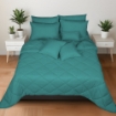 Picture of ai by AKEMI Colourkissed Collection Comforter Set | 100% MicroXT 700TC - Hallie  - Aqua Wave (SS/Q/K)