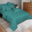 Picture of ai by AKEMI Colourkissed Collection Comforter Set | 100% MicroXT 700TC - Hallie  - Aqua Wave (SS/Q/K)