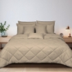 Picture of ai by AKEMI Colourkissed Collection Comforter Set | 100% MicroXT 700TC - Hallie  - Bliss Cream (SS/Q/K)