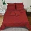 Picture of ai by AKEMI Colourkissed Collection Comforter Set | 100% MicroXT 620TC - Abinus  - Gaudi Red (SS/Q/K)