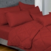 Picture of ai by AKEMI Colourkissed Collection Comforter Set | 100% MicroXT 620TC - Abinus  - Gaudi Red (SS/Q/K)