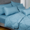 Picture of ai by AKEMI Colourkissed Collection Comforter Set | 100% MicroXT 620TC - Abinus  - Iceberg Blue (SS/Q/K)