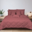 Picture of ai by AKEMI Colourkissed Collection Comforter Set | 100% MicroXT 700TC - Hallie  - Peony Pink (SS/Q/K)