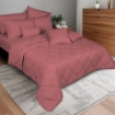 Picture of ai by AKEMI Colourkissed Collection Comforter Set | 100% MicroXT 700TC - Hallie  - Peony Pink (SS/Q/K)