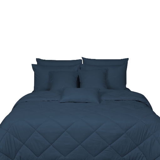 Picture of ai by AKEMI Colourkissed Collection Comforter Set | 100% MicroXT 700TC - Hallie  - Royal Blue (SS/Q/K)