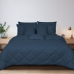 Picture of ai by AKEMI Colourkissed Collection Comforter Set | 100% MicroXT 700TC - Hallie  - Royal Blue (SS/Q/K)