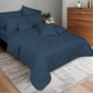 Picture of ai by AKEMI Colourkissed Collection Comforter Set | 100% MicroXT 700TC - Hallie  - Royal Blue (SS/Q/K)