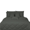 Picture of ai by AKEMI Colourkissed Collection Comforter Set | 100% MicroXT 700TC - Hallie  - Smoke Grey (SS/Q/K)