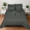 Picture of ai by AKEMI Colourkissed Collection Comforter Set | 100% MicroXT 700TC - Hallie  - Smoke Grey (SS/Q/K)