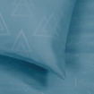 Picture of ai by AKEMI Colourkissed Collection Fitted Sheet Set | 100% MicroXT 620TC - Abinus  - Iceberg Blue (SS/Q/K)