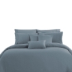 Picture of AKEMI TENCEL™ Modal Earnest Quilt Cover Set | 100% TENCEL™ Modal 880TC - Celly  - Arnaud Blue (SS/ Q/ K)