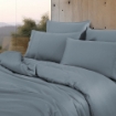 Picture of AKEMI TENCEL™ Modal Earnest Quilt Cover Set | 100% TENCEL™ Modal 880TC - Celly  - Arnaud Blue (SS/ Q/ K)