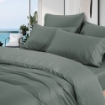 Picture of AKEMI TENCEL™ Modal Earnest Quilt Cover Set | 100% TENCEL™ Modal 880TC - Celly  - Barre Grey (SS/ Q/ K)