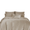 Picture of AKEMI TENCEL™ Modal Earnest Quilt Cover Set | 100% TENCEL™ Modal 880TC - Marge  - Jaune Khaki (SS/ Q/ K)