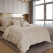 Picture of AKEMI TENCEL™ Modal Earnest Quilt Cover Set | 100% TENCEL™ Modal 880TC - Marge  - Jaune Khaki (SS/ Q/ K)